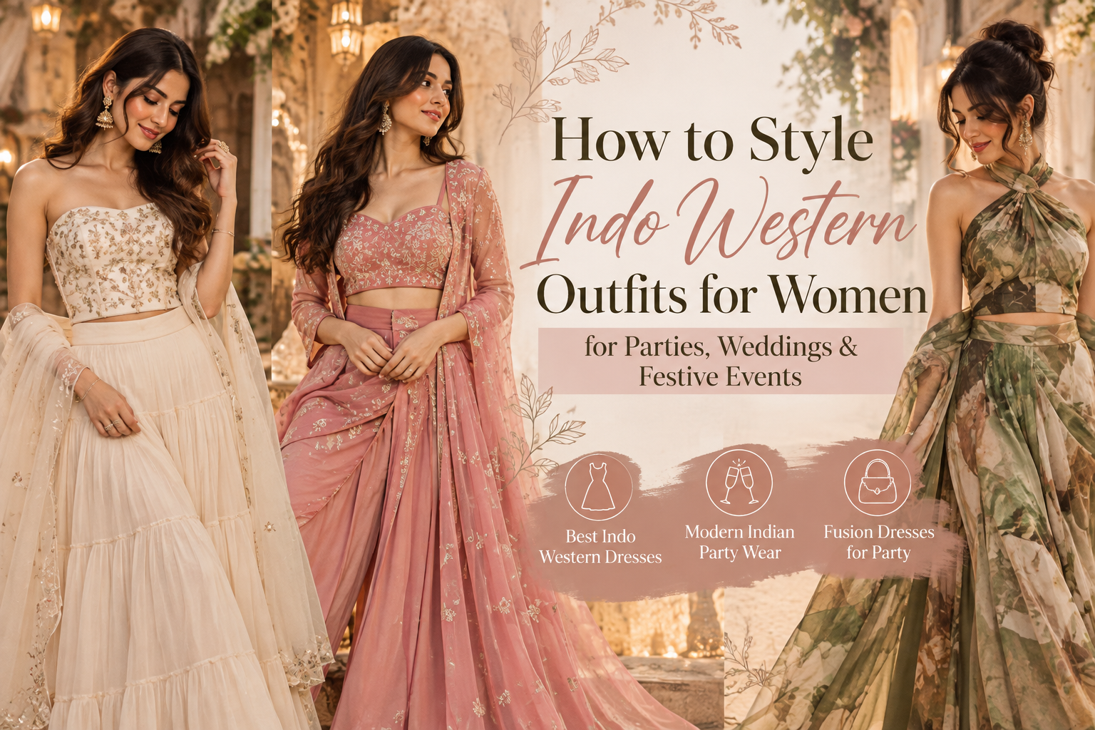 How to Style Indo Western Outfits for Women for Parties, Weddings & Festive Events